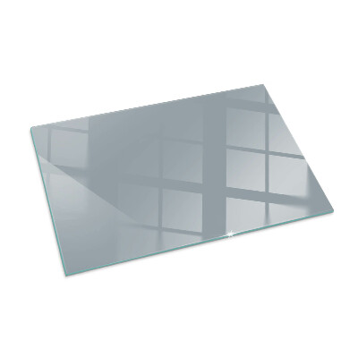 Glass hearth for wood stove rectangular Color Gray