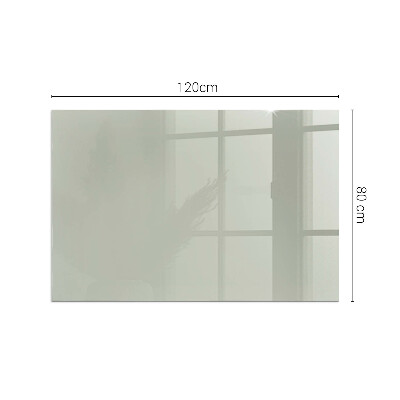Glass hearth rectangular Color Gray-green