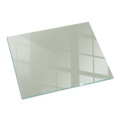 Glass hearth rectangular Color Gray-green