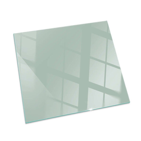Glass hearth for wood stove rectangular Color Light Green