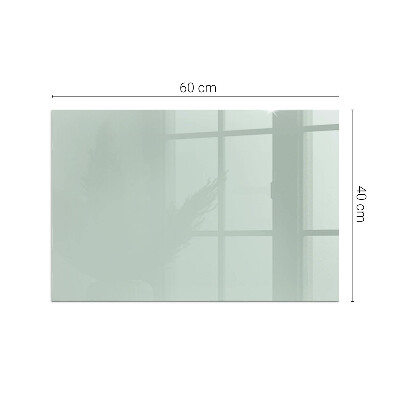 Glass hearth for wood stove rectangular Color Light Green