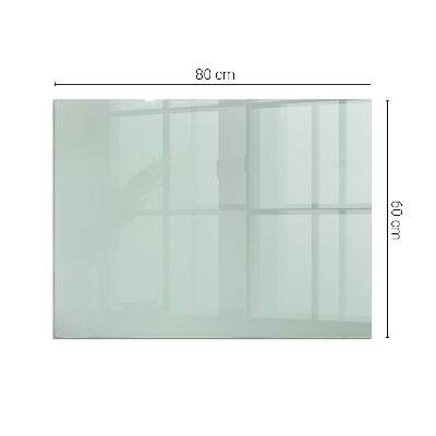 Glass hearth for wood stove rectangular Color Light Green
