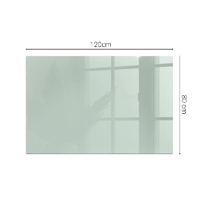 Glass hearth for wood stove rectangular Color Light Green