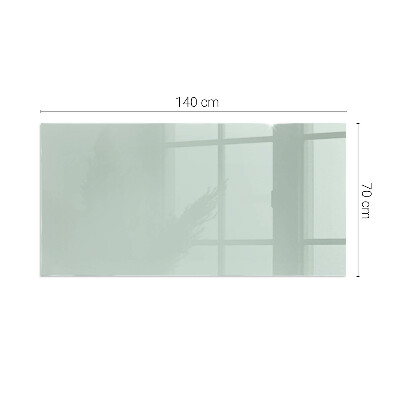 Glass hearth for wood stove rectangular Color Light Green