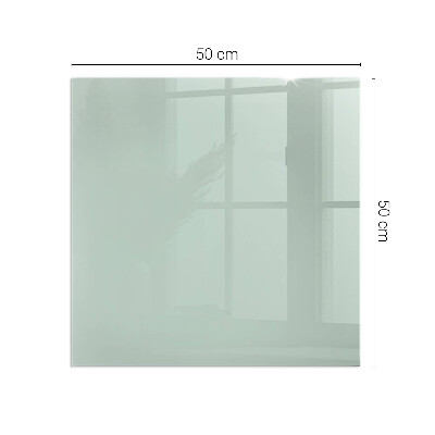 Glass hearth for wood stove rectangular Color Light Green