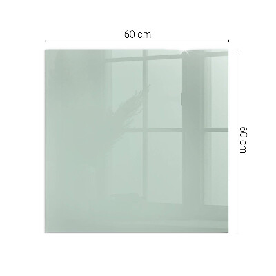 Glass hearth for wood stove rectangular Color Light Green