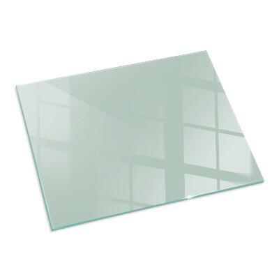 Glass hearth for wood stove rectangular Color Light Green