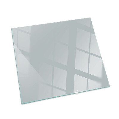 Glass hearth rectangular Color Gray