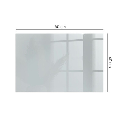 Glass hearth rectangular Color Gray