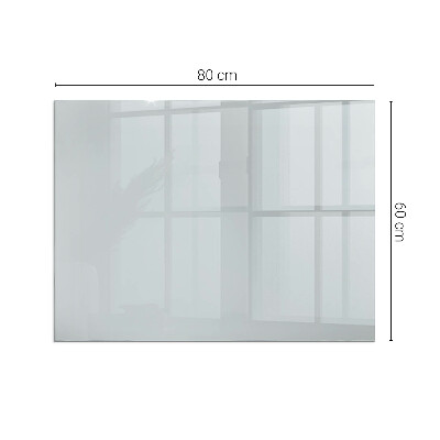 Glass hearth rectangular Color Gray