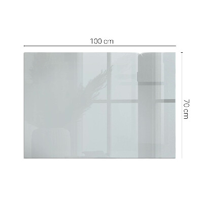 Glass hearth rectangular Color Gray