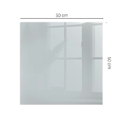 Glass hearth rectangular Color Gray
