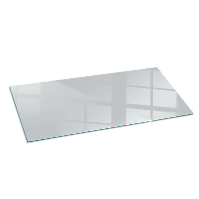 Glass hearth rectangular Color Gray