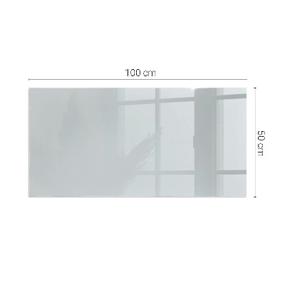 Glass hearth rectangular Color Gray