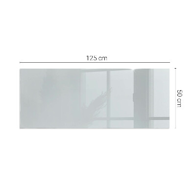 Glass hearth rectangular Color Gray