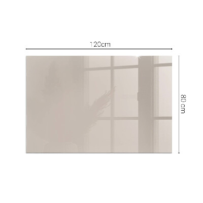 Glass hearth rectangular Color Light Brown