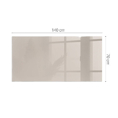 Glass hearth rectangular Color Light Brown