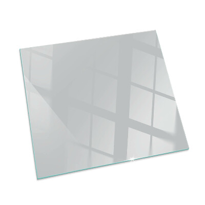 Glass hearth rectangular Color Gray