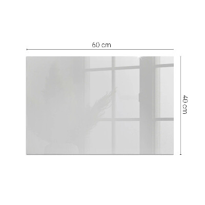 Glass hearth rectangular Color Gray
