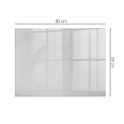 Glass hearth rectangular Color Gray