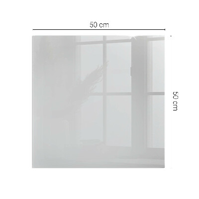 Glass hearth rectangular Color Gray