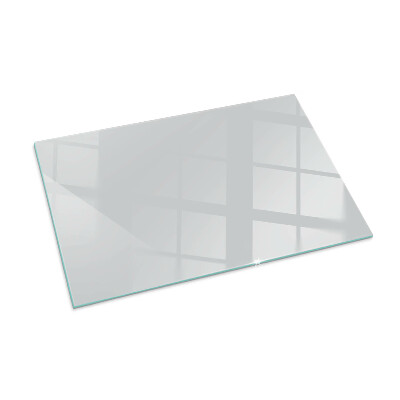 Glass hearth rectangular Color Gray