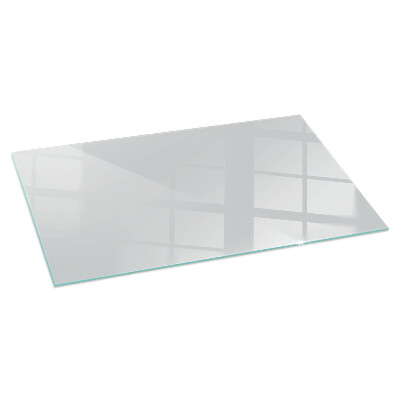 Glass hearth rectangular Color Gray