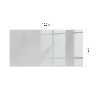 Glass hearth rectangular Color Gray