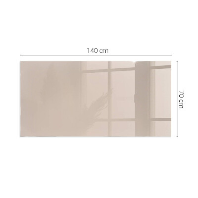 Glass hearth for wood stove rectangular Color Light Brown