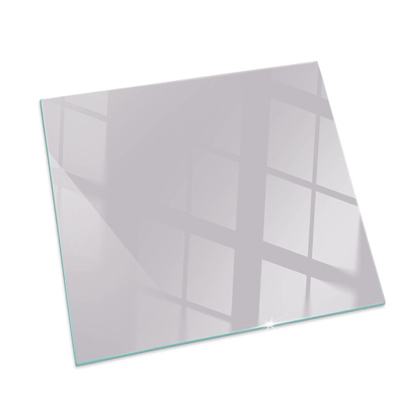 Glass hearth rectangular Color Light Purple