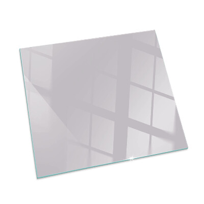 Glass hearth rectangular Color Light Purple