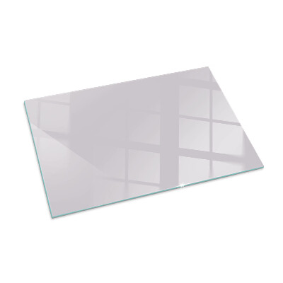 Glass hearth rectangular Color Light Purple
