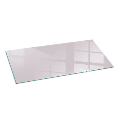 Glass hearth rectangular Color Light Purple