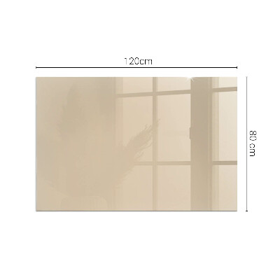Glass hearth for wood stove rectangular Color Beige