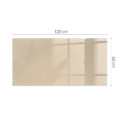 Glass hearth for wood stove rectangular Color Beige
