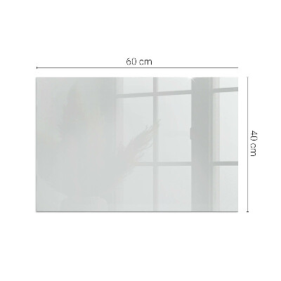 Glass hearth rectangular Color Gray