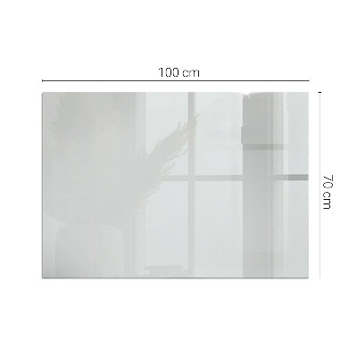 Glass hearth rectangular Color Gray