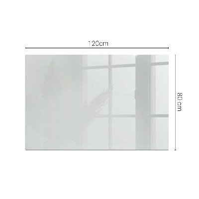 Glass hearth rectangular Color Gray