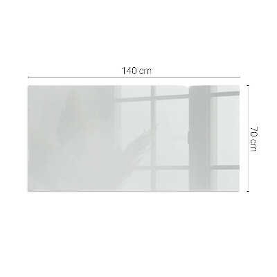 Glass hearth rectangular Color Gray