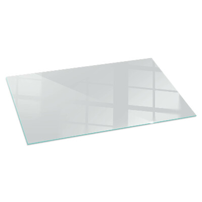 Glass hearth rectangular Color Gray