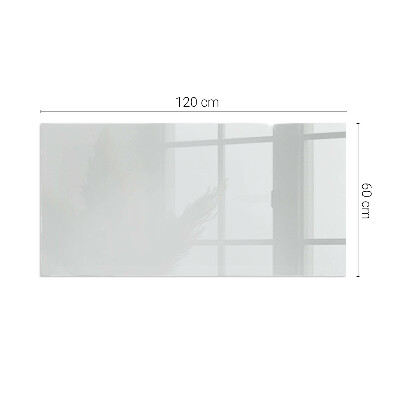 Glass hearth rectangular Color Gray