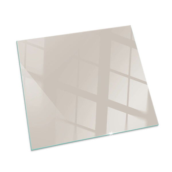 Glass hearth for wood stove rectangular Color Pale Pink