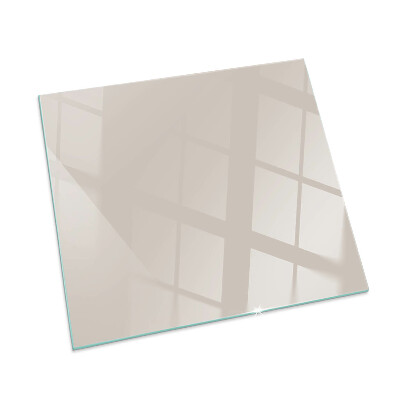 Glass hearth for wood stove rectangular Color Pale Pink