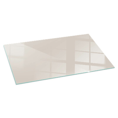 Glass hearth for wood stove rectangular Color Pale Pink