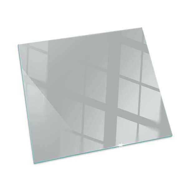Glass hearth rectangular Color Light gray