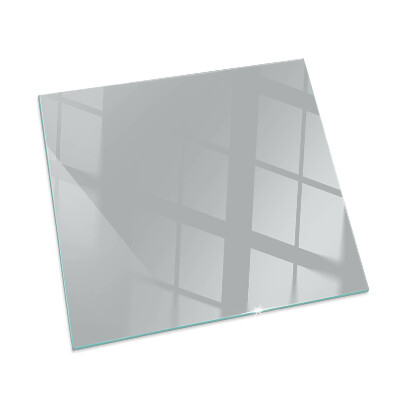 Glass hearth rectangular Color Light gray