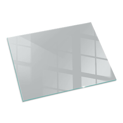 Glass hearth rectangular Color Light gray