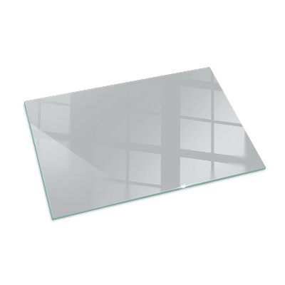Glass hearth rectangular Color Light gray