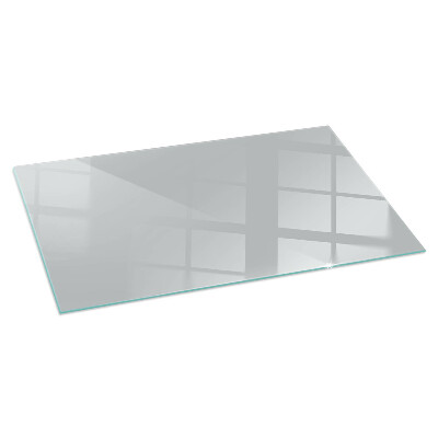 Glass hearth rectangular Color Light gray