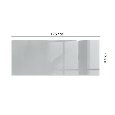 Glass hearth rectangular Color Light gray